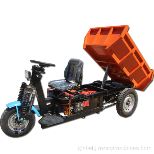 Mining Tricycle Electric Tricycle 3000 Watt Self Loading For Transportation Factory